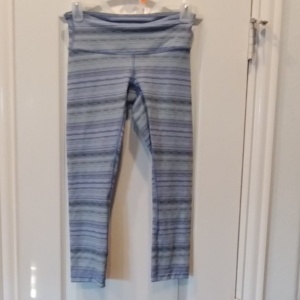 Lululemon Wunder Under Crop III  Space Dye Multi  Sz 4